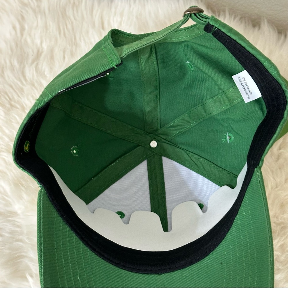 John Deere green twill cap with embroidered logo and adjustable hook New - Picture 6 of 6